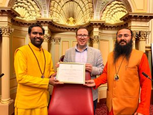 Read more about the article दिव्य ज्योति जाग्रति संस्थान को ऑस्ट्रेलिया की पार्लियामेंट में किया गया सम्मानित